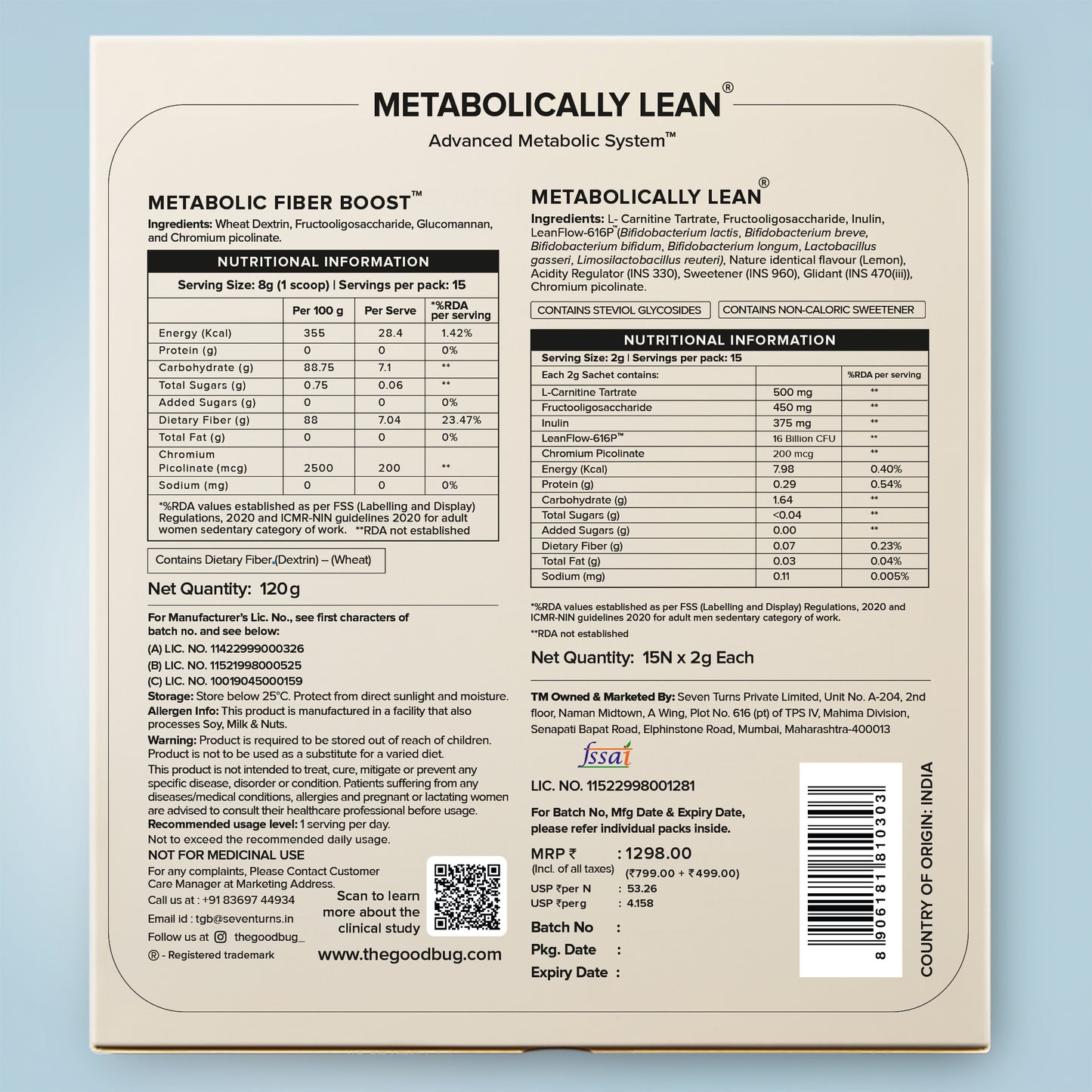 Metabolically Lean | Weight Management System