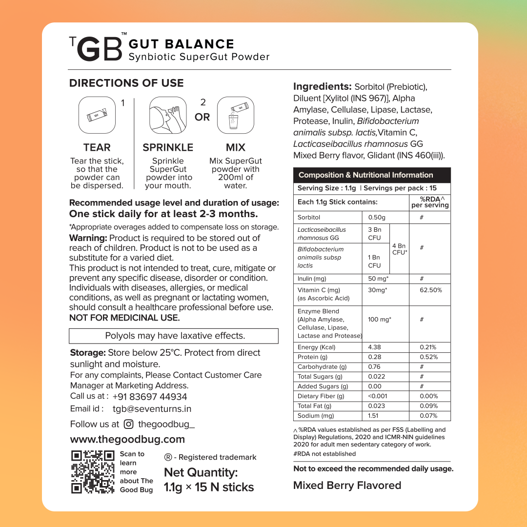 Gut Balance | Improves Gut Health