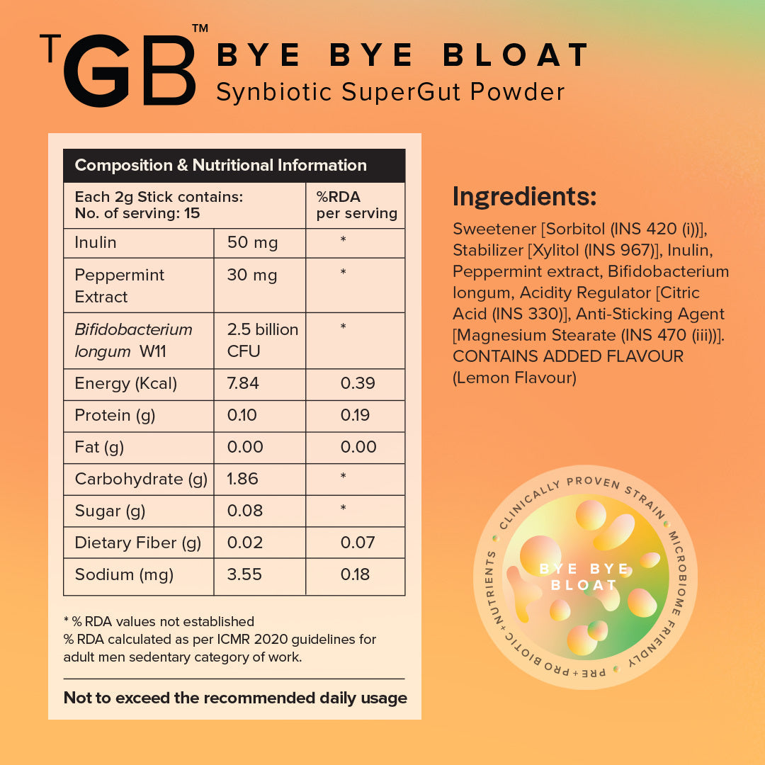 Bye Bye Bloat Trial Pack