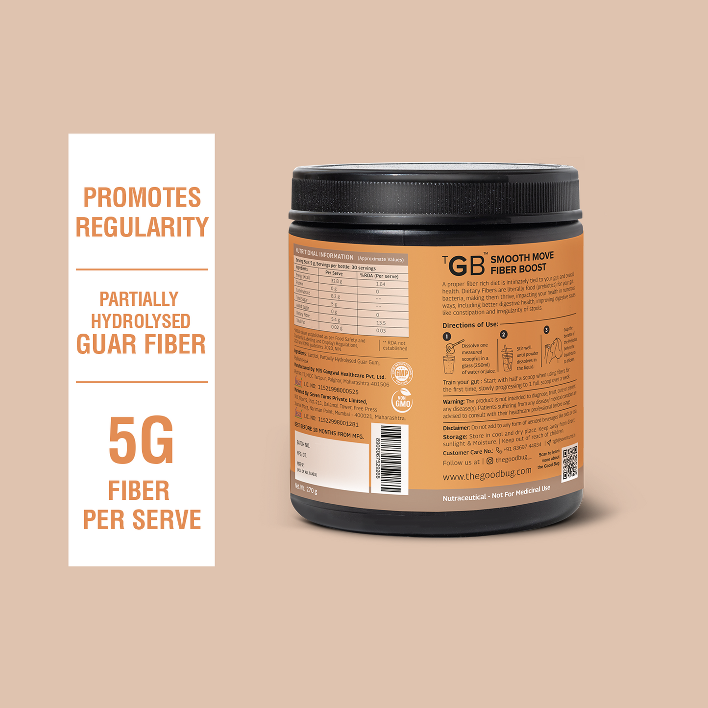 Smooth Move Fiber Boost | Regulates Bowel Movements