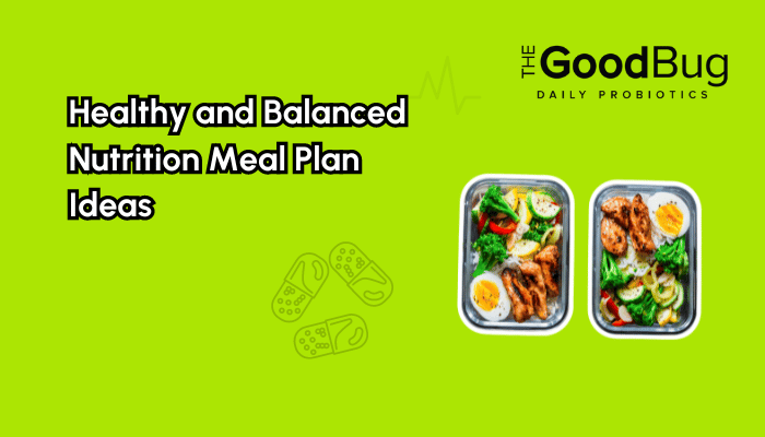 Healthy And Balanced Nutrition Meal Plan Ideas