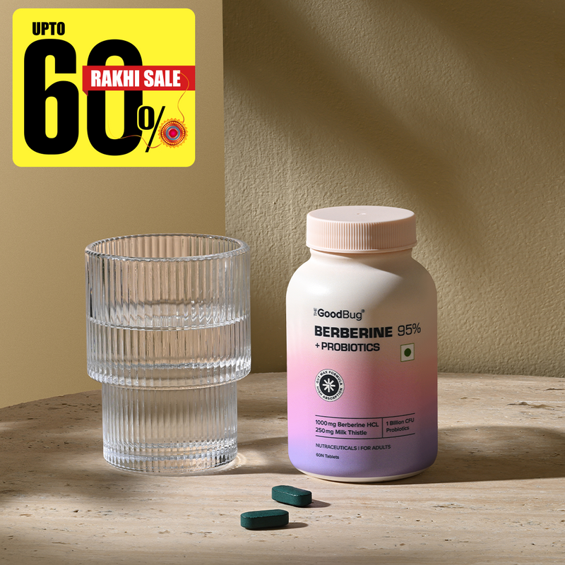 Berberine (95%) 1000mg + Probiotics
