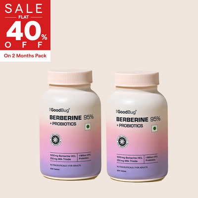Berberine (95%) 1000mg + Probiotics