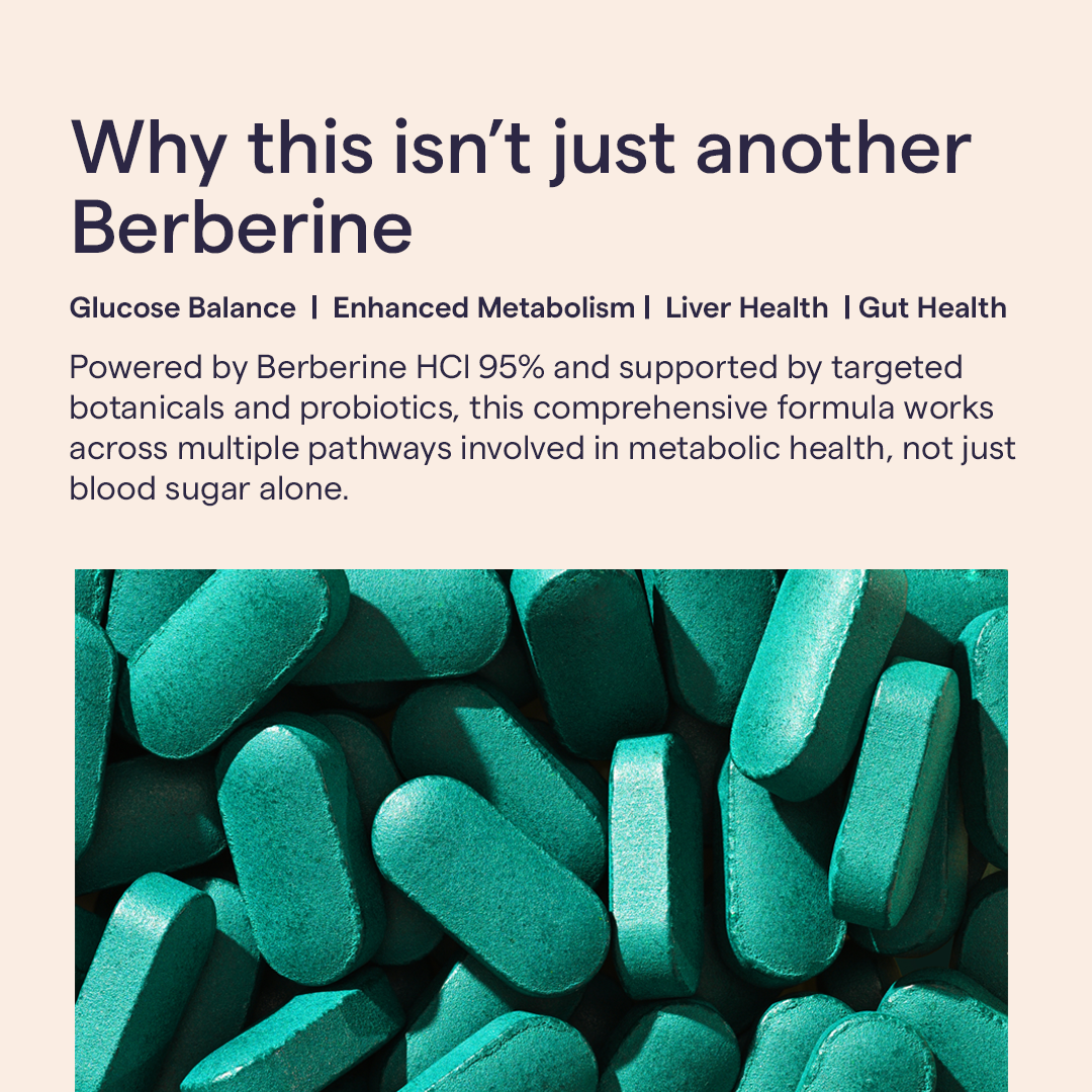 Berberine (95%) 1000mg + Probiotics