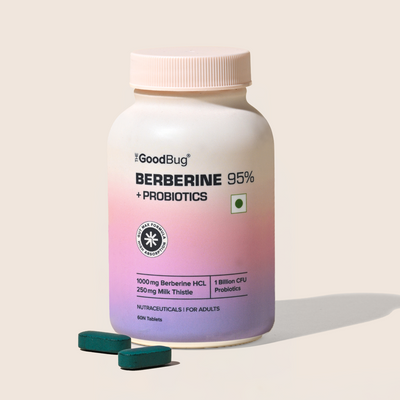 Berberine (95%) 1000mg + Probiotics