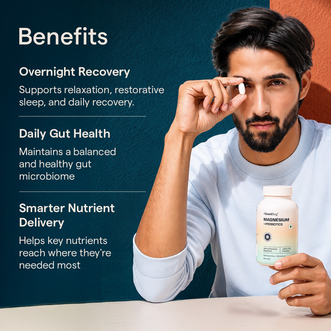 Magnesium (440 mg) + Probiotics