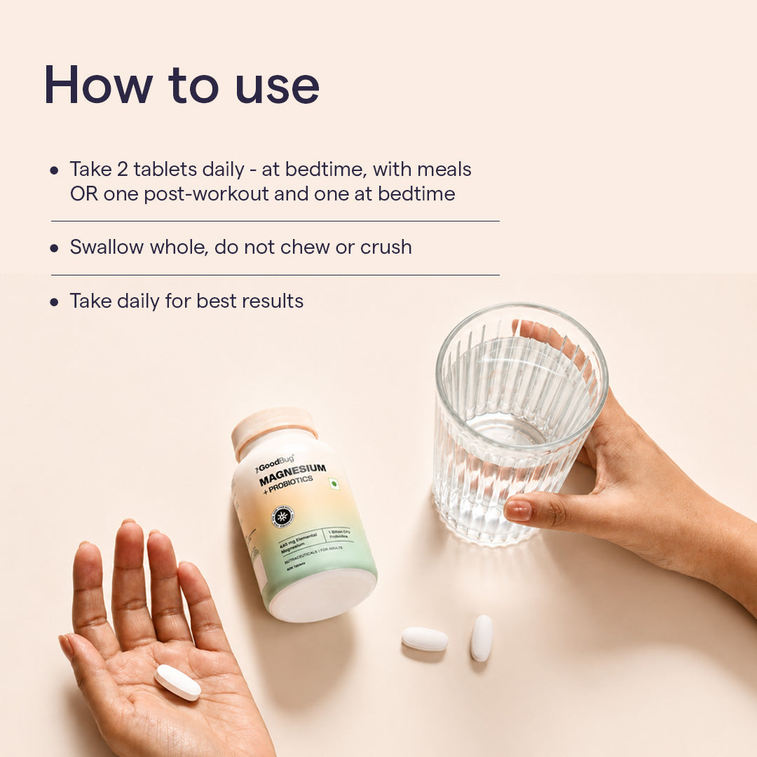 Magnesium (440 mg) + Probiotics