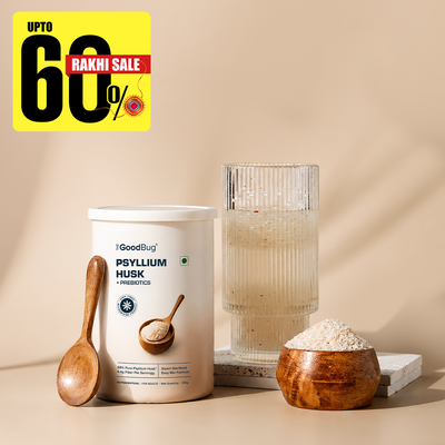 Psyllium Husk  (Isabgol) 98% + Prebiotics
