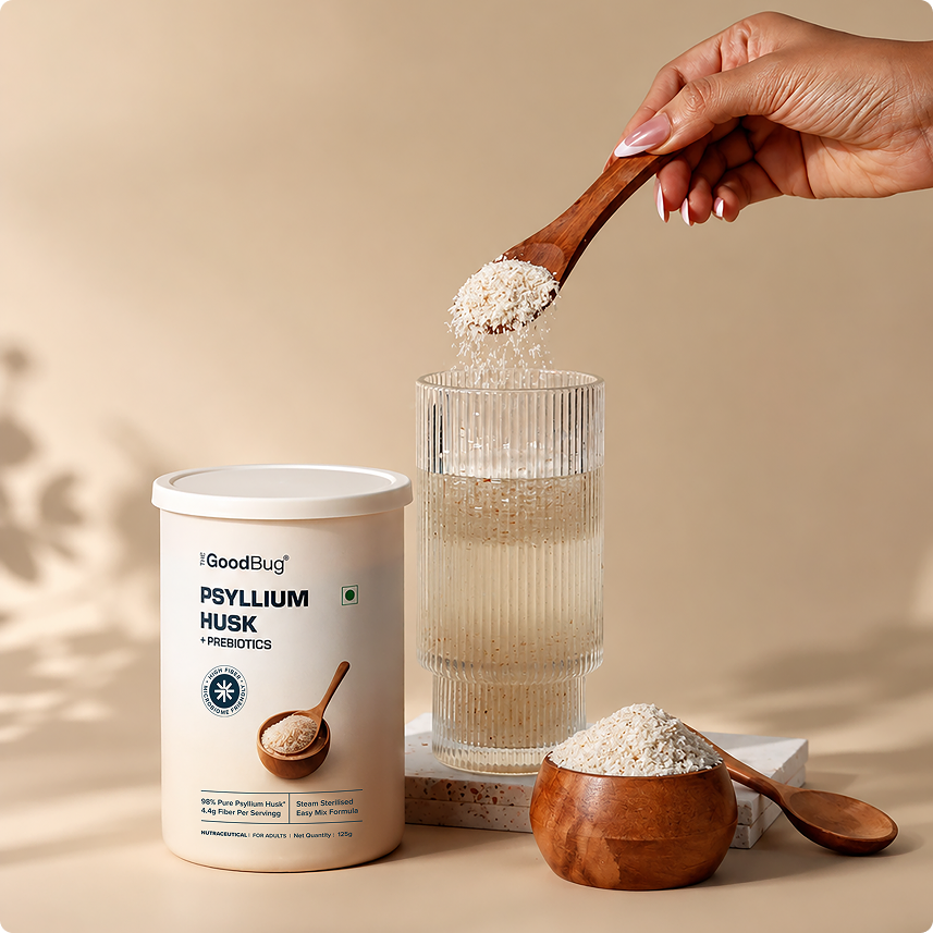 Psyllium Husk (98%) + Prebiotics