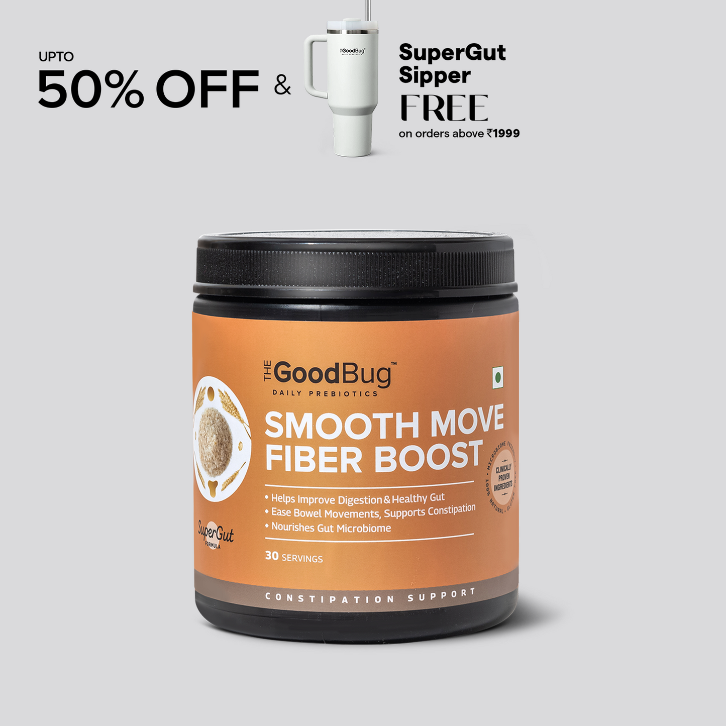 Smooth Move Fiber Boost | Regulates Bowel Movements